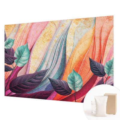 Vliesová fototapeta do spálne Abstraktné listy