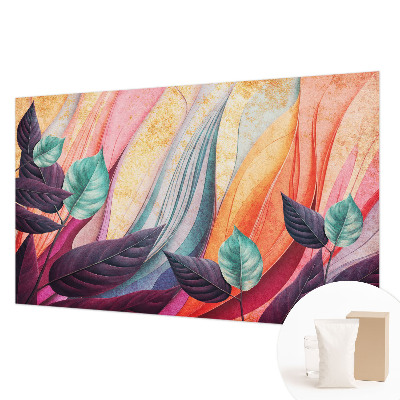 Vliesová fototapeta do spálne Abstraktné listy