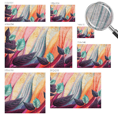 Vliesová fototapeta do spálne Abstraktné listy