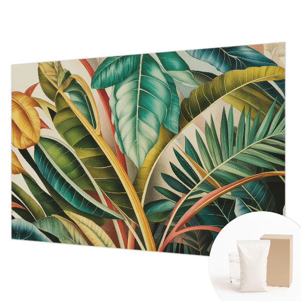 Fotografická tapeta na vliese Exotické listy