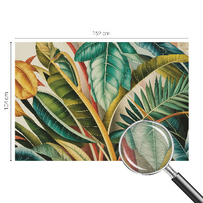 Fotografická tapeta na vliese Exotické listy