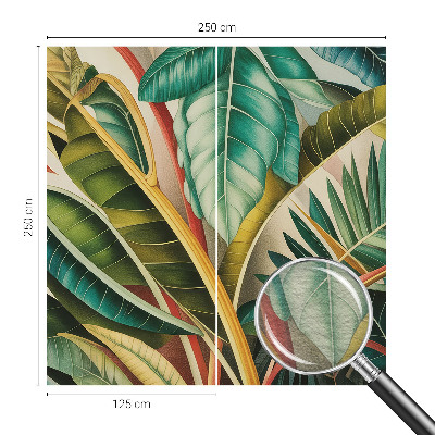 Fotografická tapeta na vliese Exotické listy