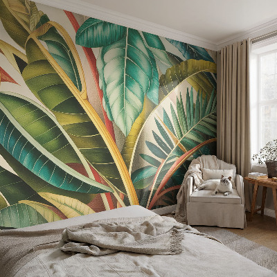 Fotografická tapeta na vliese Exotické listy