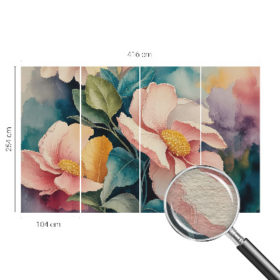 Vliesová fototapeta s potlačou Kvetinová elegancia