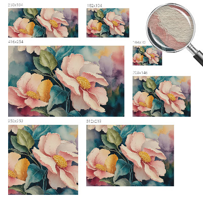 Vliesová fototapeta s potlačou Kvetinová elegancia