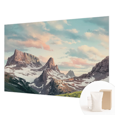 Fototapeta s potlačou na vliese Horská panoráma