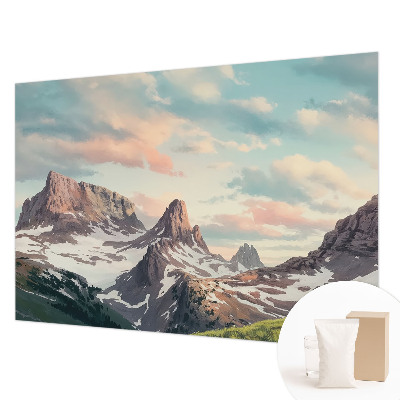 Fototapeta s potlačou na vliese Horská panoráma