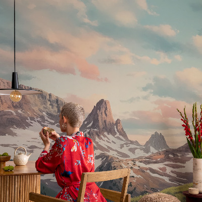 Fototapeta s potlačou na vliese Horská panoráma