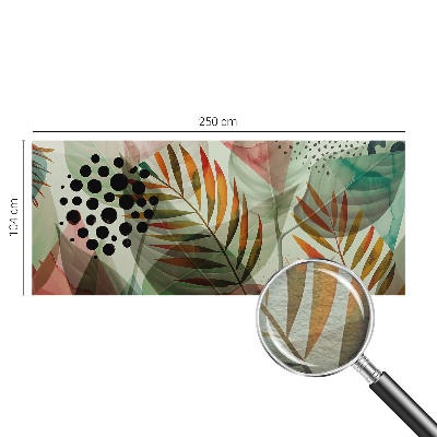 Dekoratívna fototapeta na stenu Abstraktné listy