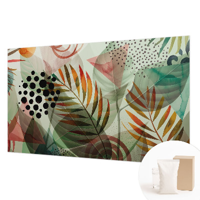 Dekoratívna fototapeta na stenu Abstraktné listy