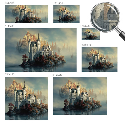 Vliesová fototapeta na stenu Rozprávkový hrad