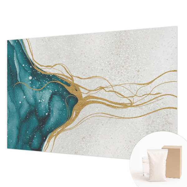 Moderná fototapeta Tyrkysové čiary