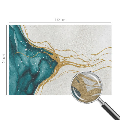 Moderná fototapeta Tyrkysové čiary