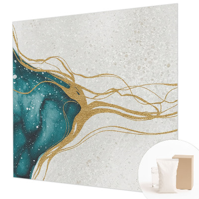 Moderná fototapeta Tyrkysové čiary