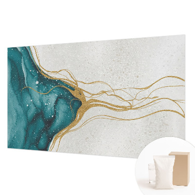 Moderná fototapeta Tyrkysové čiary