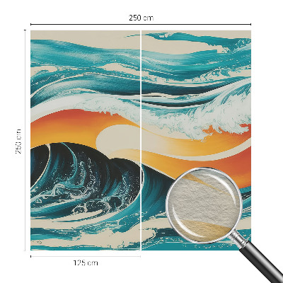 Fototapeta na mieru do obývačky Abstraktné vlny