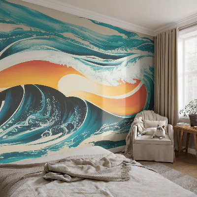 Fototapeta na mieru do obývačky Abstraktné vlny