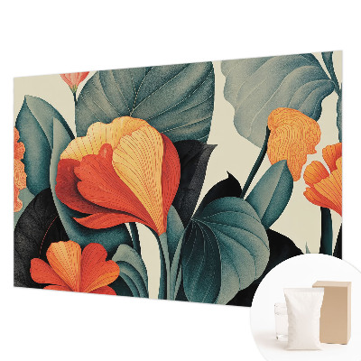 Luxusná tapeta Farebné kvety