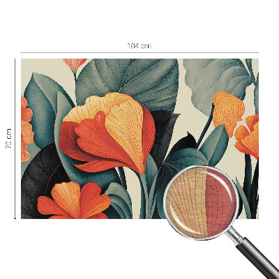 Luxusná tapeta Farebné kvety