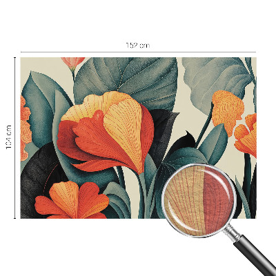 Luxusná tapeta Farebné kvety