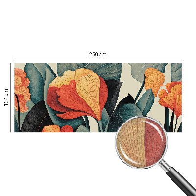 Luxusná tapeta Farebné kvety