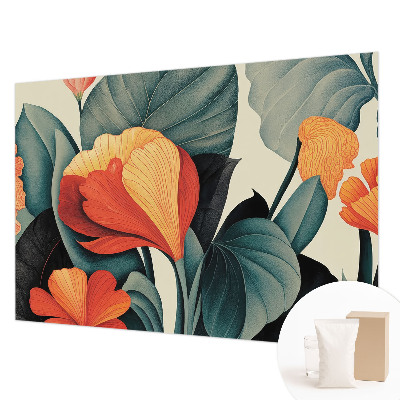 Luxusná tapeta Farebné kvety