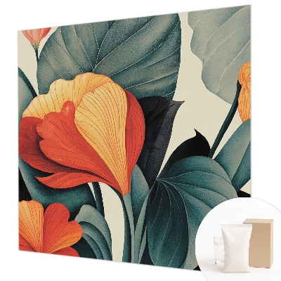 Luxusná tapeta Farebné kvety