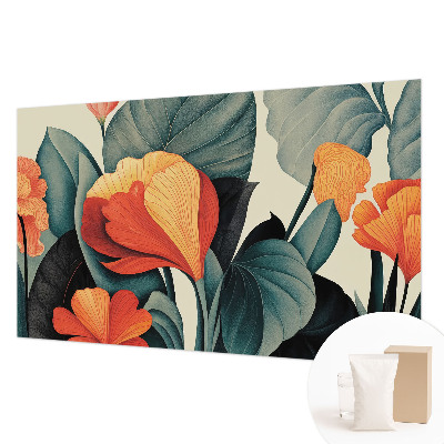 Luxusná tapeta Farebné kvety