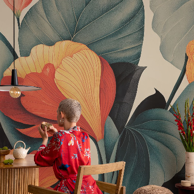 Luxusná tapeta Farebné kvety