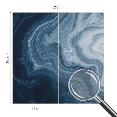 Fototapeta na stenu Modré vlny