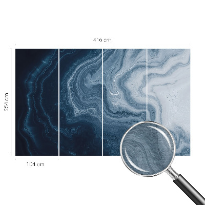 Fototapeta na stenu Modré vlny