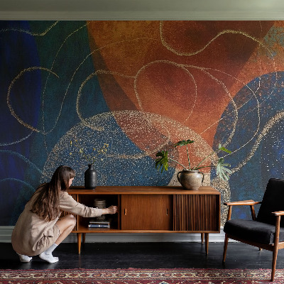 Fototapeta do spálne Farebné formy