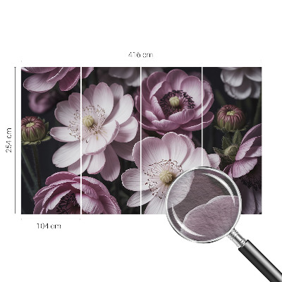 Vliesová tapeta na stenu Kvetinová elegancia