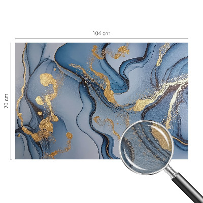 Fotografická tapeta na vliese Modré vlny