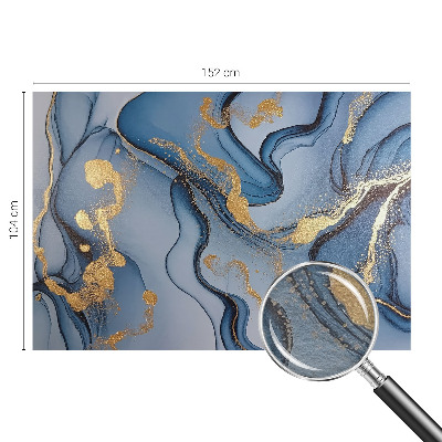 Fotografická tapeta na vliese Modré vlny