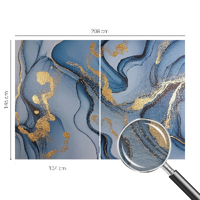 Fotografická tapeta na vliese Modré vlny