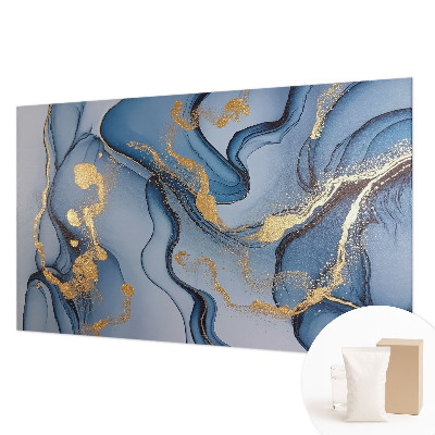 Fotografická tapeta na vliese Modré vlny