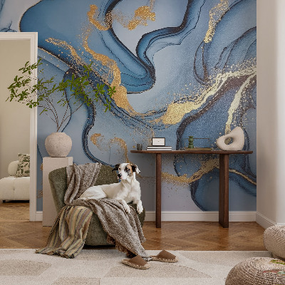 Fotografická tapeta na vliese Modré vlny