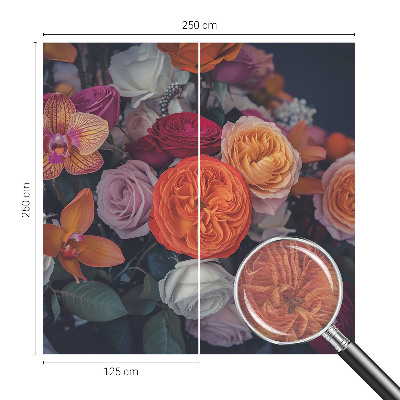 Dekoratívna fototapeta na stenu Farebná kytica