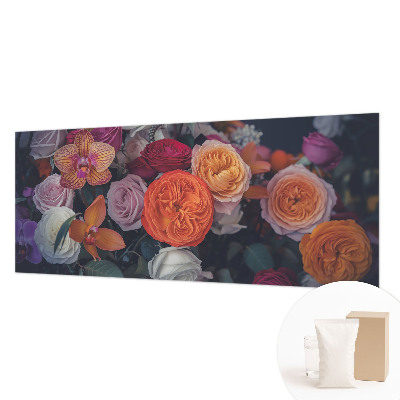 Dekoratívna fototapeta na stenu Farebná kytica