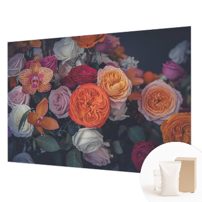 Dekoratívna fototapeta na stenu Farebná kytica