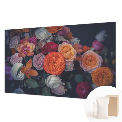 Dekoratívna fototapeta na stenu Farebná kytica