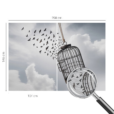 Moderná fototapeta Lietajúce vtáky