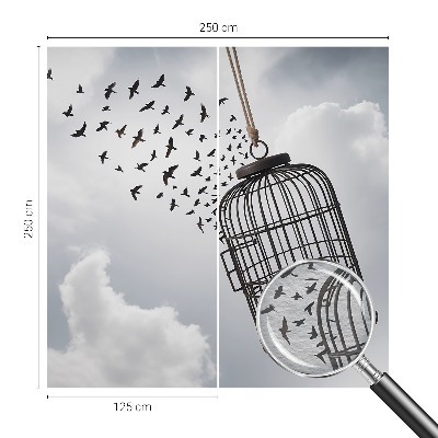 Moderná fototapeta Lietajúce vtáky