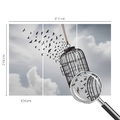 Moderná fototapeta Lietajúce vtáky