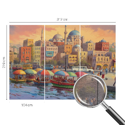 Moderná fototapeta na mieru Mestské pobrežie