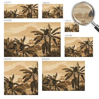 Fototapeta na mieru Tropická panoráma