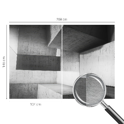 Fototapeta na mieru do spálne Geometrické sochy