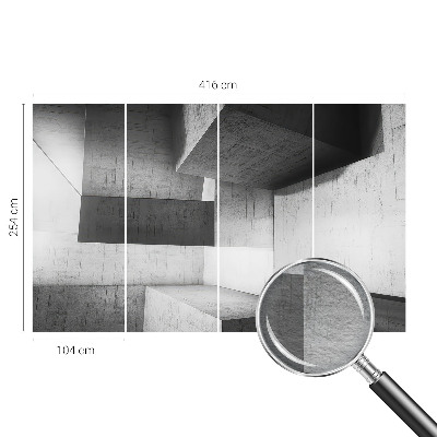 Fototapeta na mieru do spálne Geometrické sochy