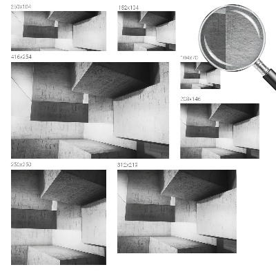 Fototapeta na mieru do spálne Geometrické sochy